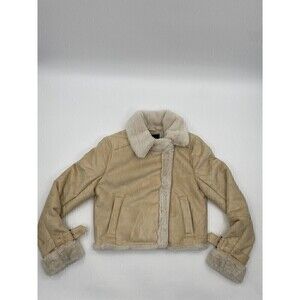 Hollister Jacket Winter Coat  Beige Women's Size Medium